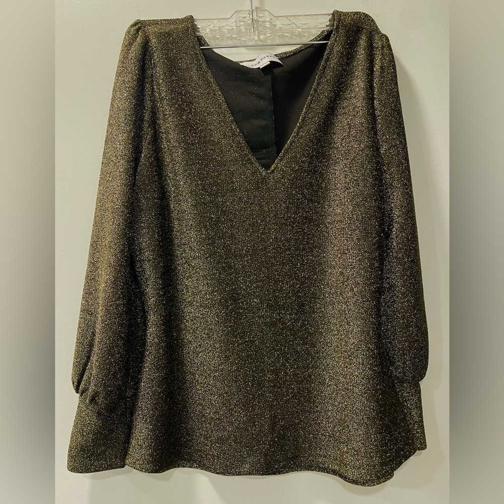 Alex & Parker Glitter Blouse size Large